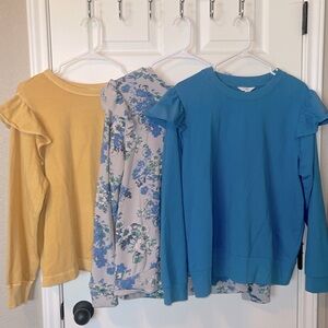3 Ruffle Sleeve Sweatshirt Bundle!